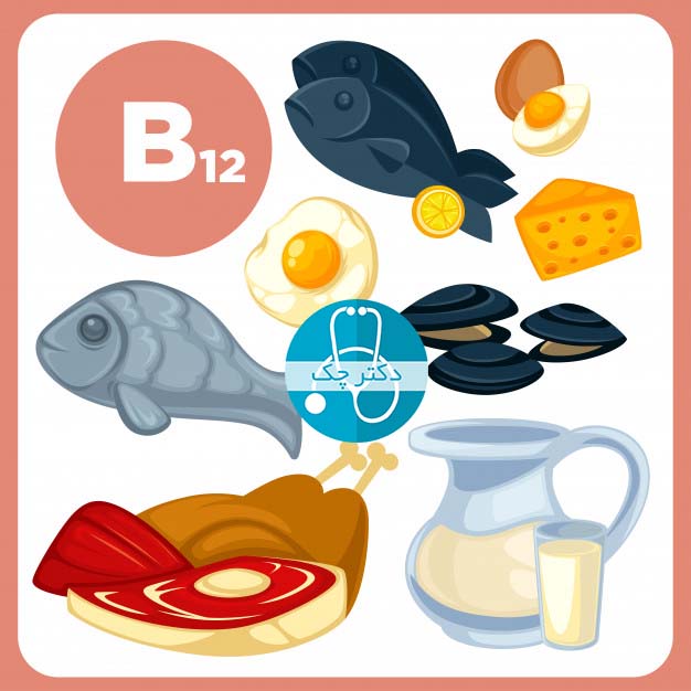 ویتامین B12 در کدام خوراکی هایی یافت می شود؟
