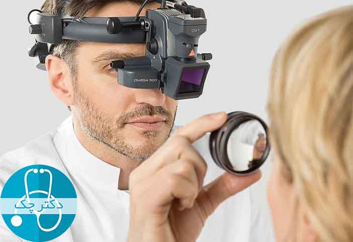 افتالموسکوپ غیرمستقیم برای تشخیص ملانومای چشم