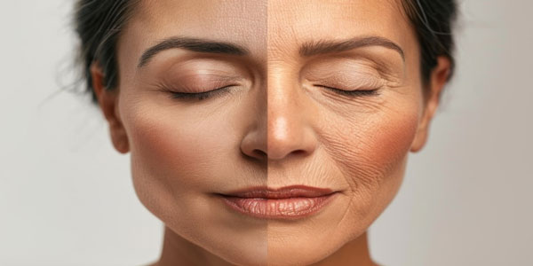 چین و چروک صورت ناشی از کمبود ویتامین